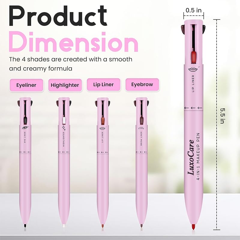 Lápiz de Maquillaje 4 en 1 - LuxoCare