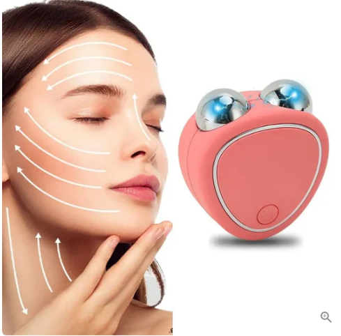 MASAJEADOR FACIAL CON MICROCORRIENTE!!